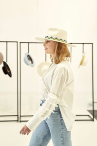 How to Style an off White Fedora Hat
